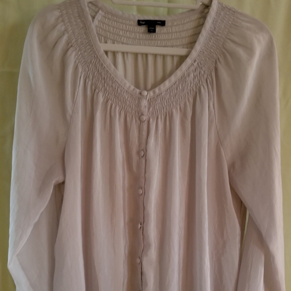 Sheer Button down blouse